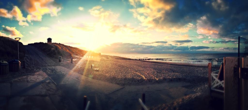 Domburg Strand Abendlicht