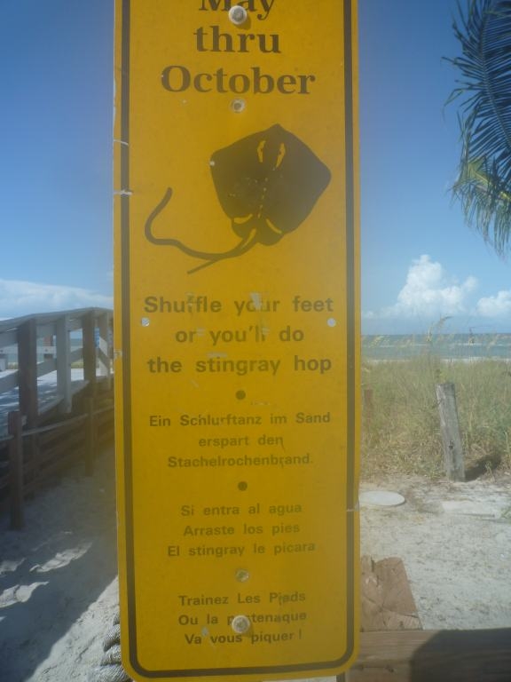 Mango Street Inn Beach Sign