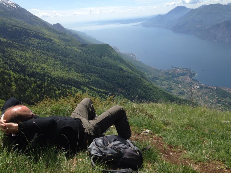 Monte Baldo Abstieg