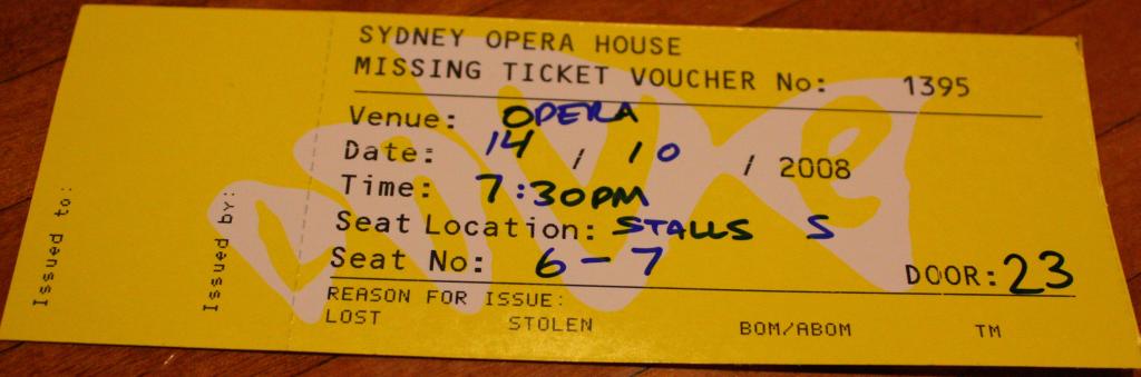 Opernticket