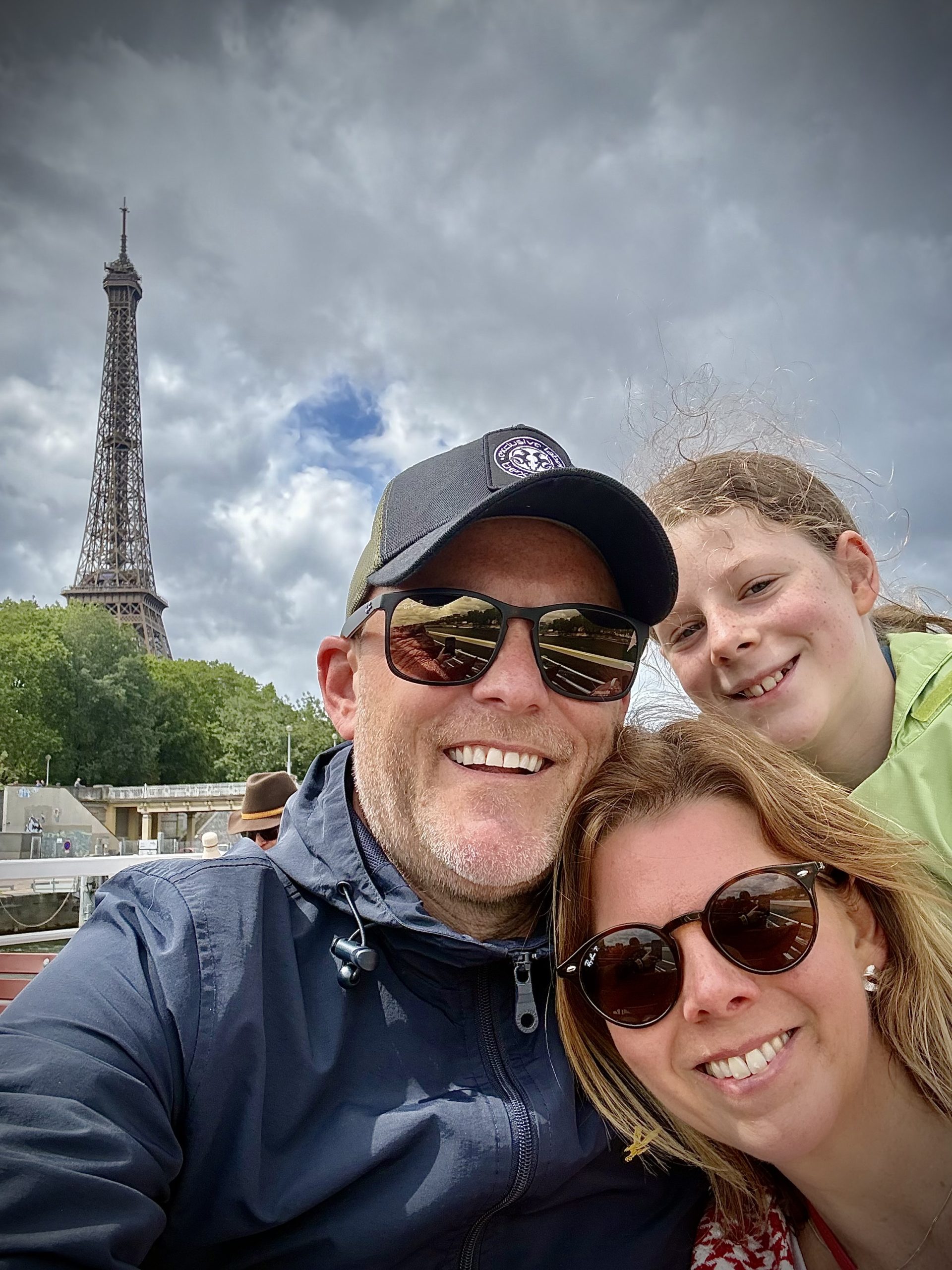 Simone, Sascha und Mila in Paris