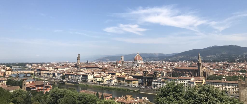 Florenz Piazzale Michelangelo - Life is a journey
